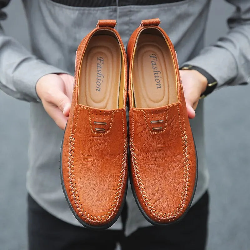 Sapato COURO Masculino - Mocassim ITALIANO - GIANCARLO
