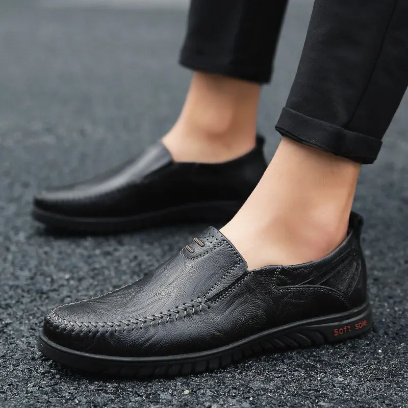 Sapato COURO Masculino - Mocassim ITALIANO - GIANCARLO