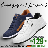 Sapato Alemão Pheron - [COMPRE 1 LEVE 2] SOMENTE HOJE!