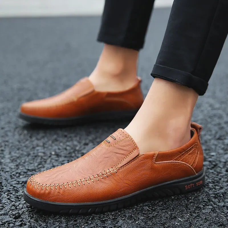 Sapato COURO Masculino - Mocassim ITALIANO - GIANCARLO
