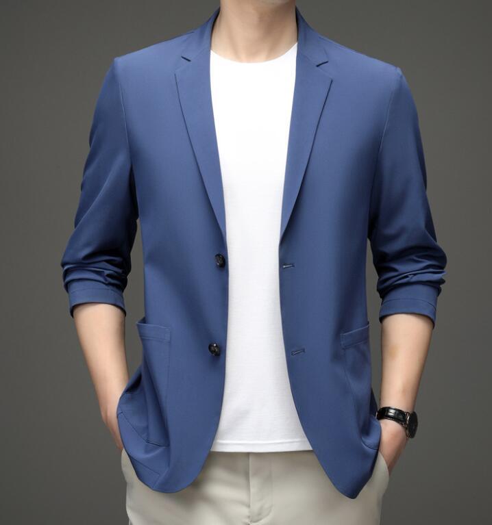 Blazer Casual Italian® em Seda Gelo / Só hoje Ganhe um Relógio de Brinde