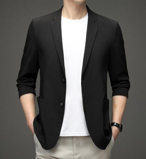 Blazer Casual Italian® em Seda Gelo / Só hoje Ganhe um Relógio de Brinde