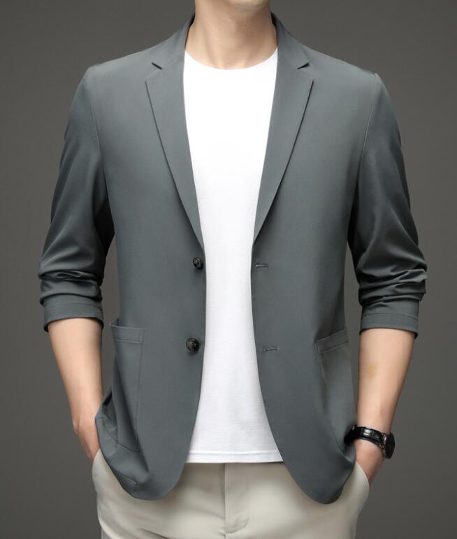 Blazer Casual Italian® em Seda Gelo / Só hoje Ganhe um Relógio de Brinde