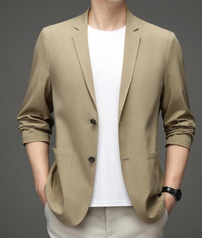 Blazer Casual Italian® em Seda Gelo / Só hoje Ganhe um Relógio de Brinde