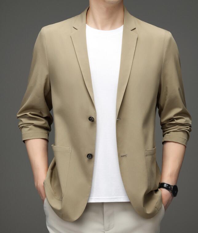 Blazer Casual Italian® em Seda Gelo / Só hoje Ganhe um Relógio de Brinde